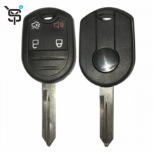 Top quality black car keys 3 button car remote key for Ford with 4D63 (80 bit) chip 433 MHZ YS100147